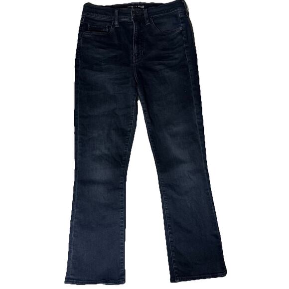 VERONICA BEARD CARLY KICK FLARE HIGH RISE DARK DENIM WOMENS SZ 29 - Picture 1 of 9